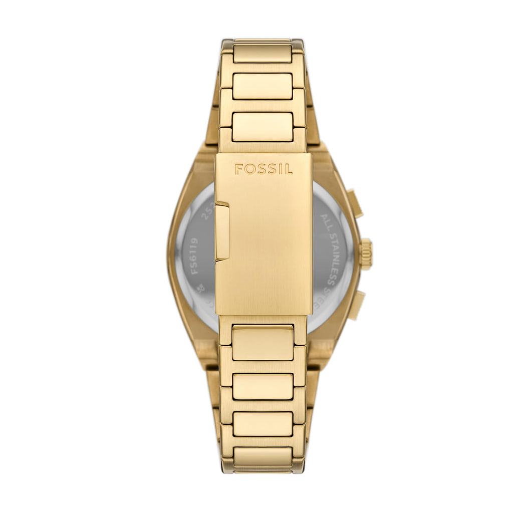 Fossil Men's Everett Quartz Stainless Steel Watch, Three-Hand Watch for Men