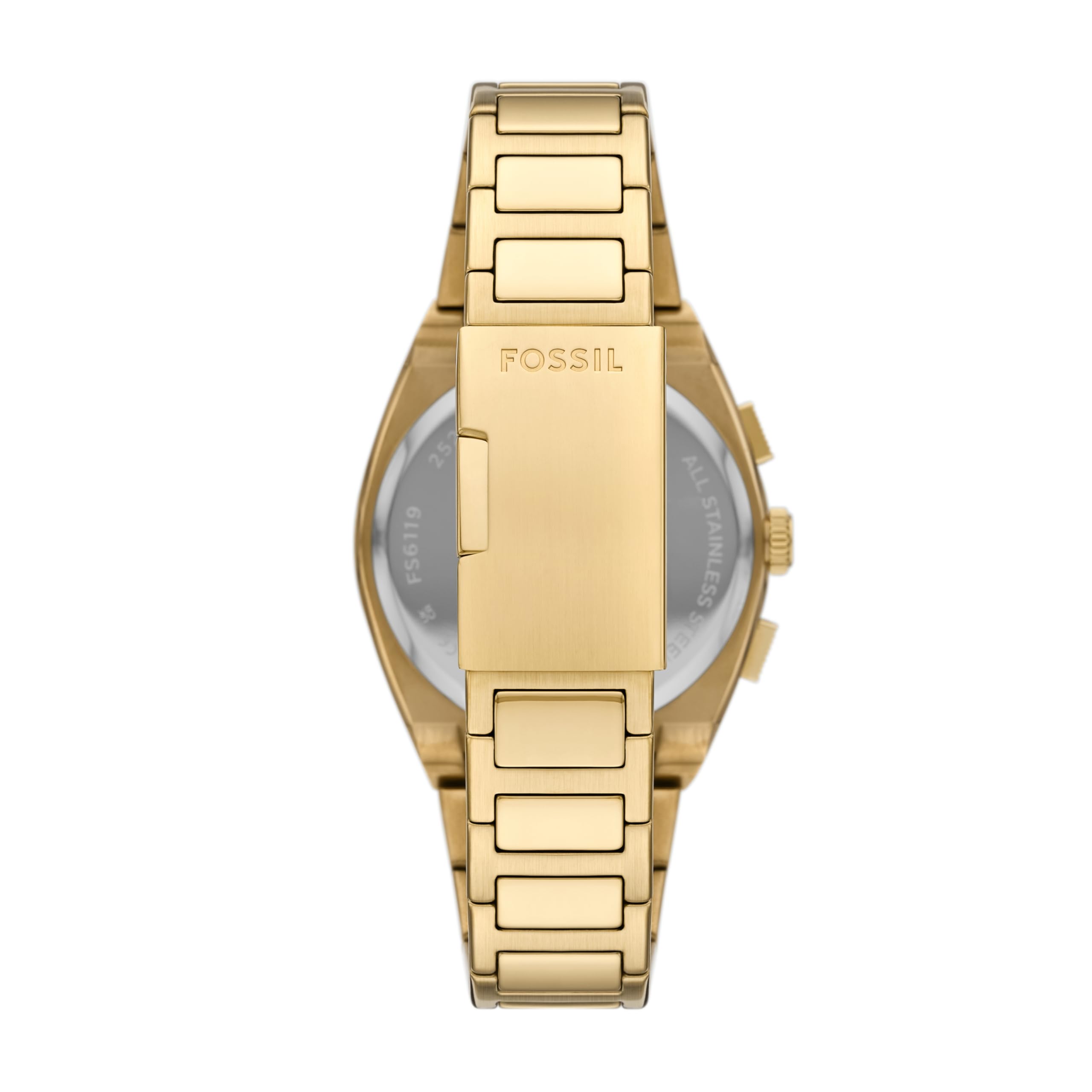 Fossil Men's Everett Quartz Stainless Steel Watch, Three-Hand Watch for Men