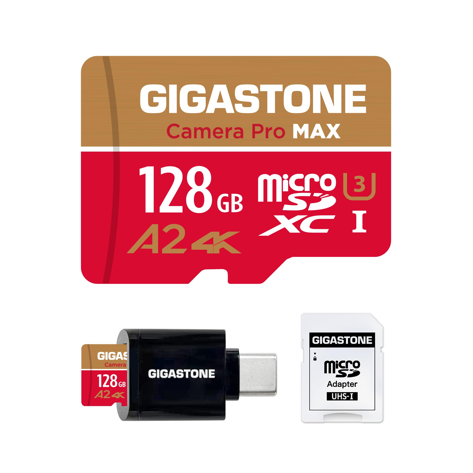 【5-Years Data Recovery】 GIGASTONE 64GB Micro SD Card 5-Pack, 4K Camera Pro, A2 V30 Compatible with Gopro, Dash Cam, DJI, Drone, Security Camera, Speed Up to 95MB/s, UHS-I U3 C10, with Adapter
