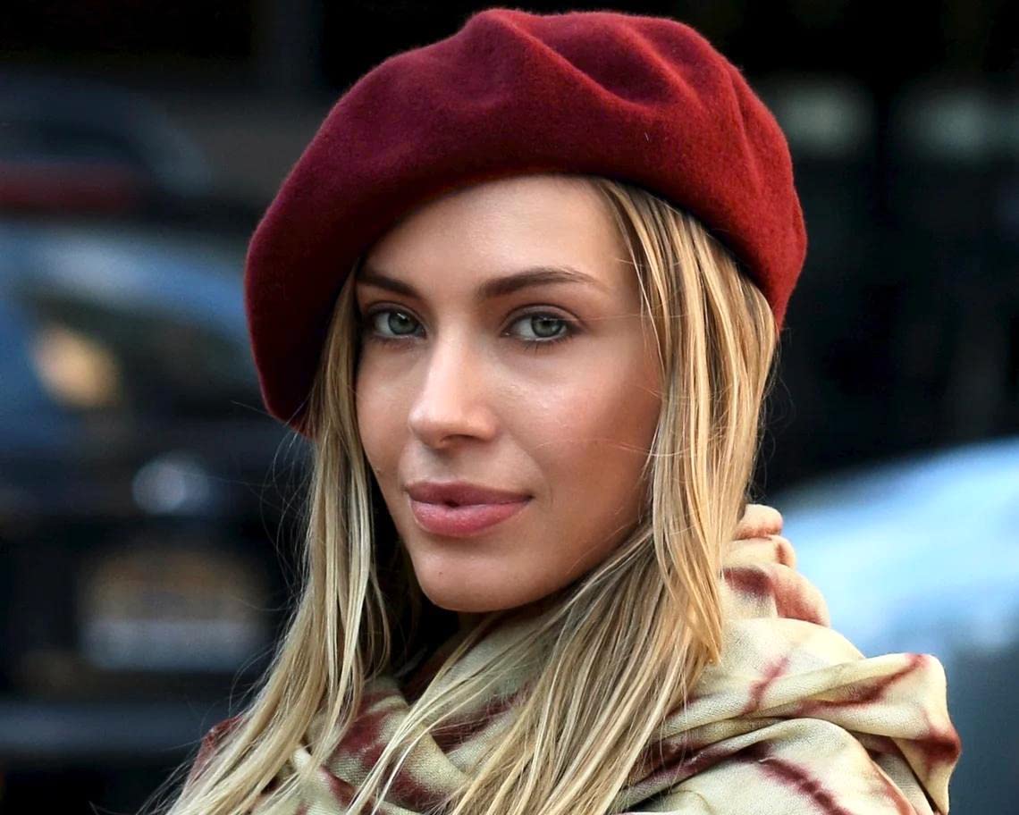 Women French Wool Beret Hats - Solid Color Classic Beanie Winter Cap