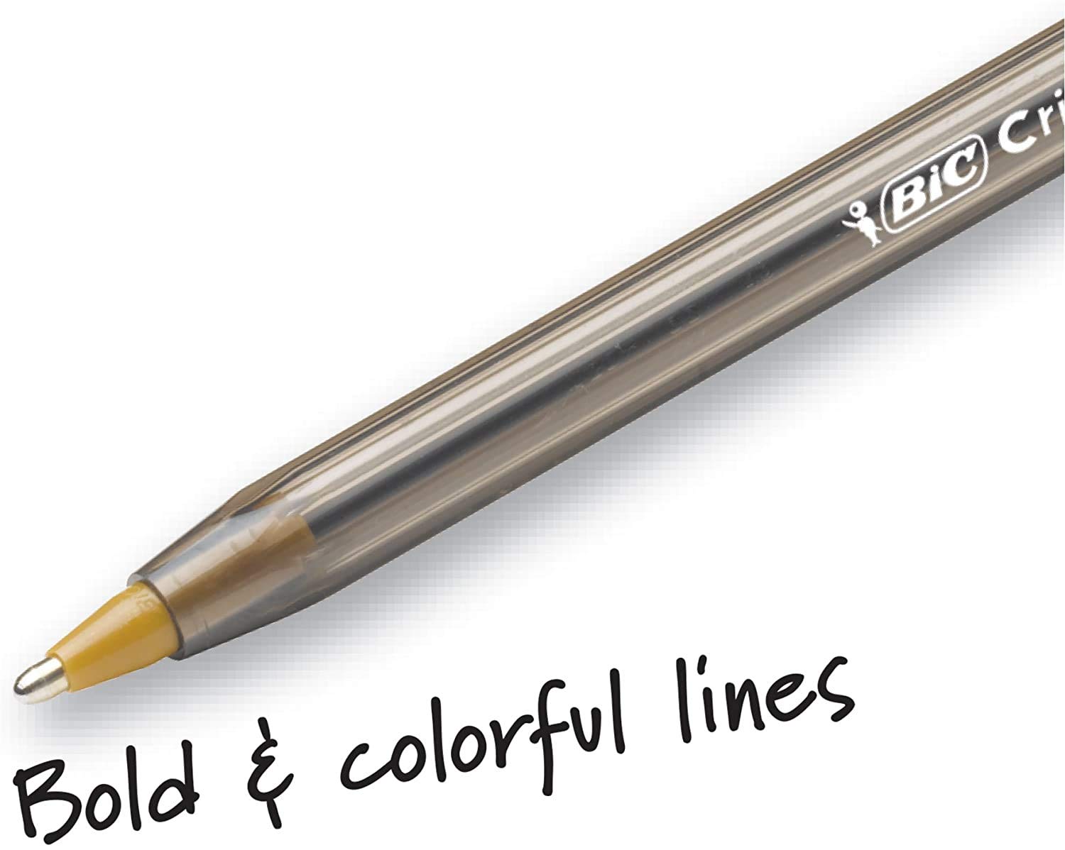 BIC Cristal Xtra Bold Ballpoint Pens, Bold Point 1.6mm, Pack of 48