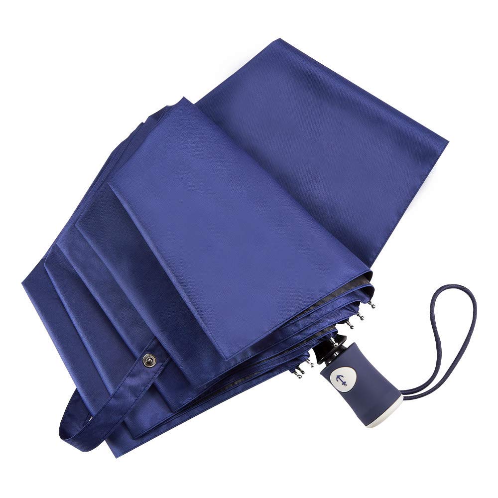 DBA FDJASGY Sun Umbrella Compact Folding Travel Umbrella Auto Open and Close for Windproof, Rainproof & 99.9% UV Protection Parasol with Black Anti-UV Coating