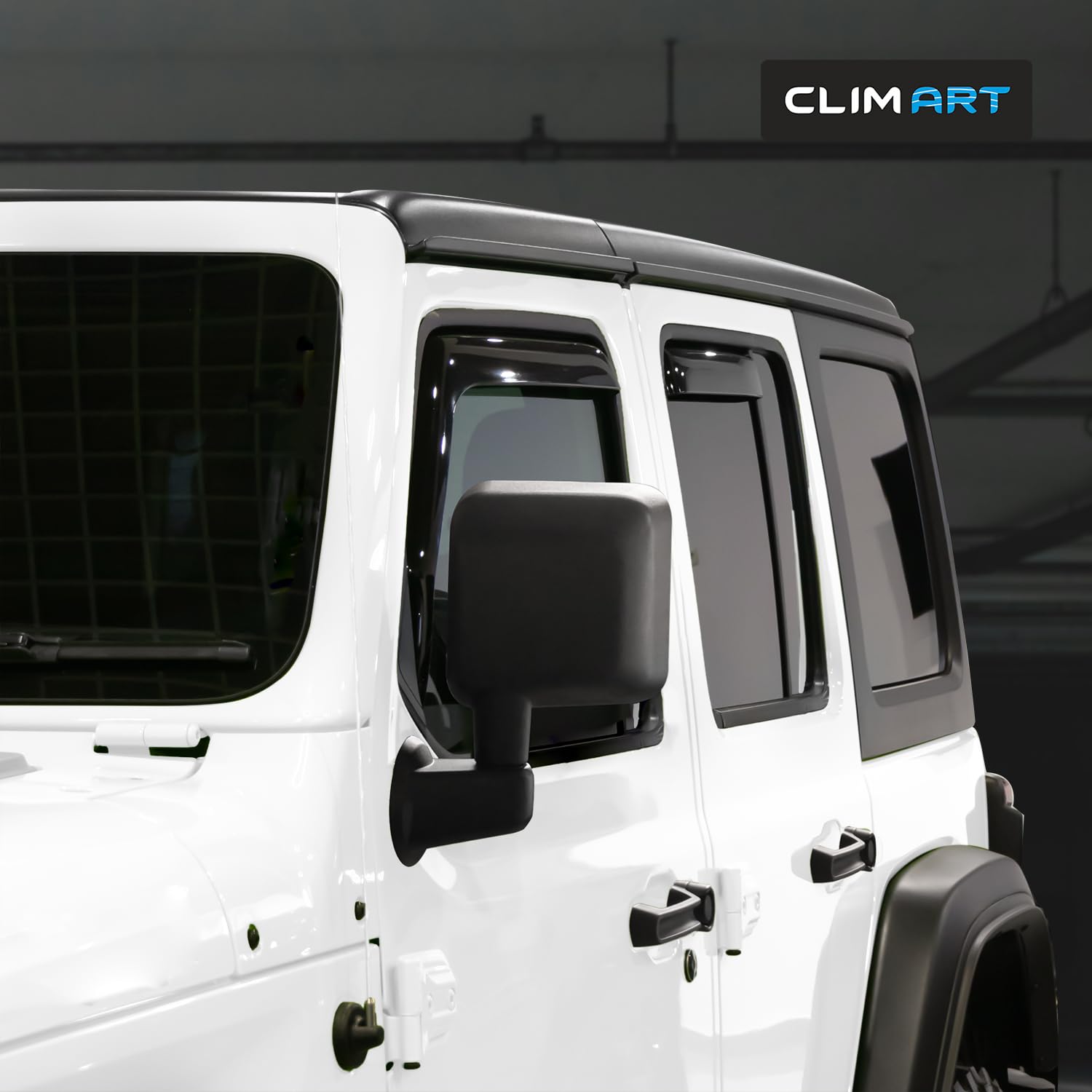 CLIM ART in-Channel Incredibly Durable Rain Guards for Honda Accord 2013-2017 Sedan, Original Window Deflectors, Vent Window Visors, Vent Deflector, 4 pcs. - 613274