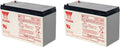 Yuasa NP7-12 12V 7AH Battery (2 Pack)
