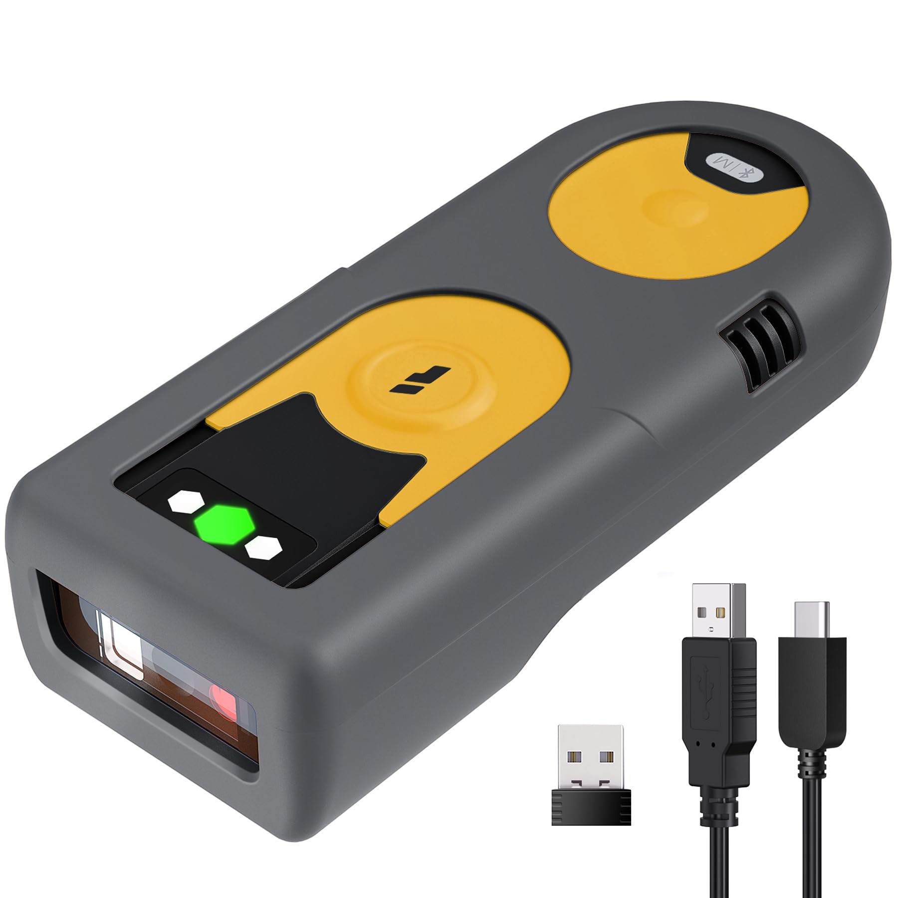 Inateck Bluetooth Scanner 1D Barcode Scanner 2.4Ghz USB Adapter, Screen Scanning, Exclusive Shortcuts, BCST-43