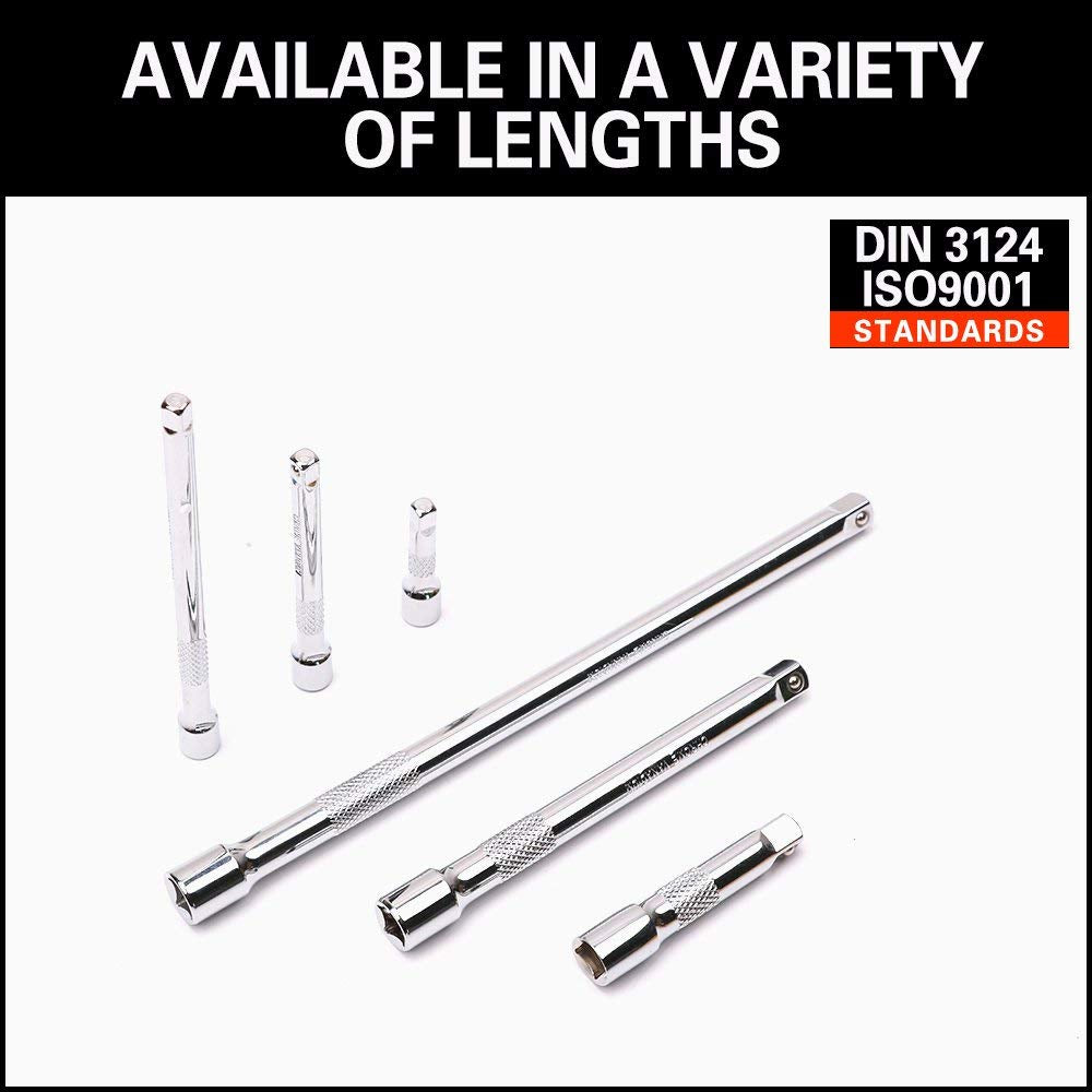 HORUSDY 6-Piece Impact Sockets Adapter Sets, 3-Inch and 6-Inch Hex Shank 1/4" 3/8" 1/2"