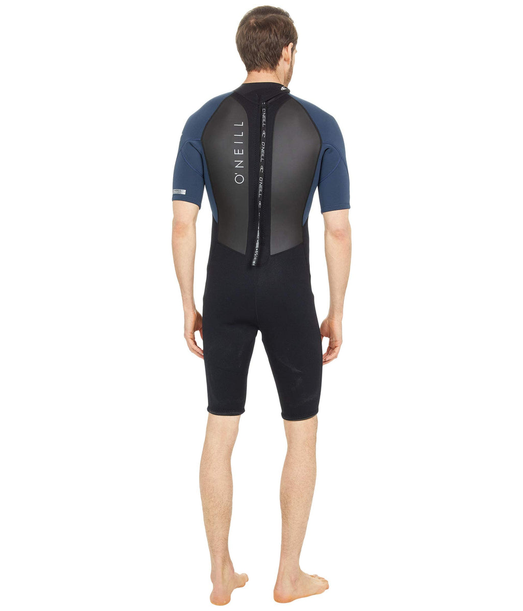 O'Neill Men's Reactor-2 2mm Back Zip Short Sleeve Spring Wetsuit, Lightweight Warmth and Flexibility for All Water Activities