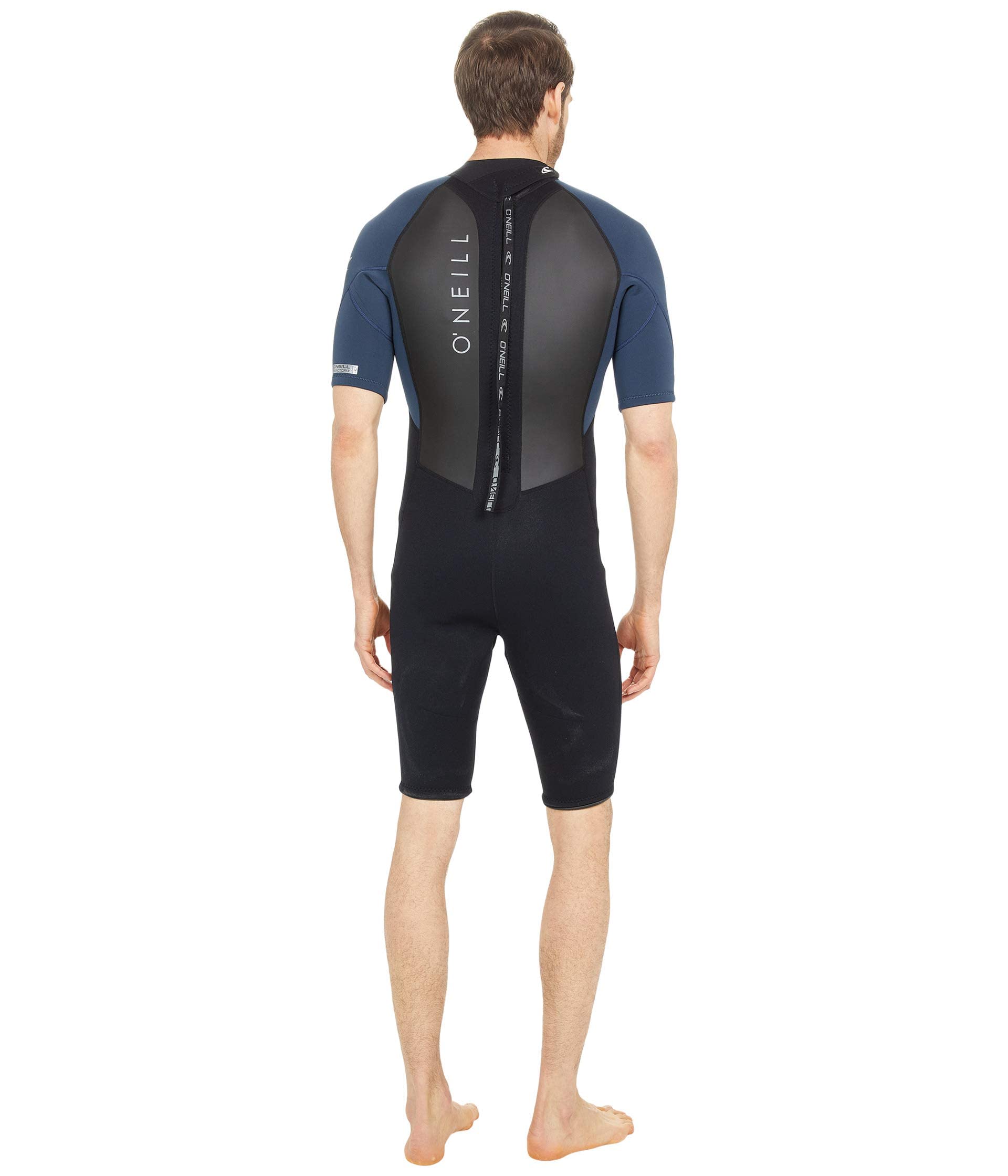 O'Neill Men's Reactor-2 2mm Back Zip Short Sleeve Spring Wetsuit, Lightweight Warmth and Flexibility for All Water Activities