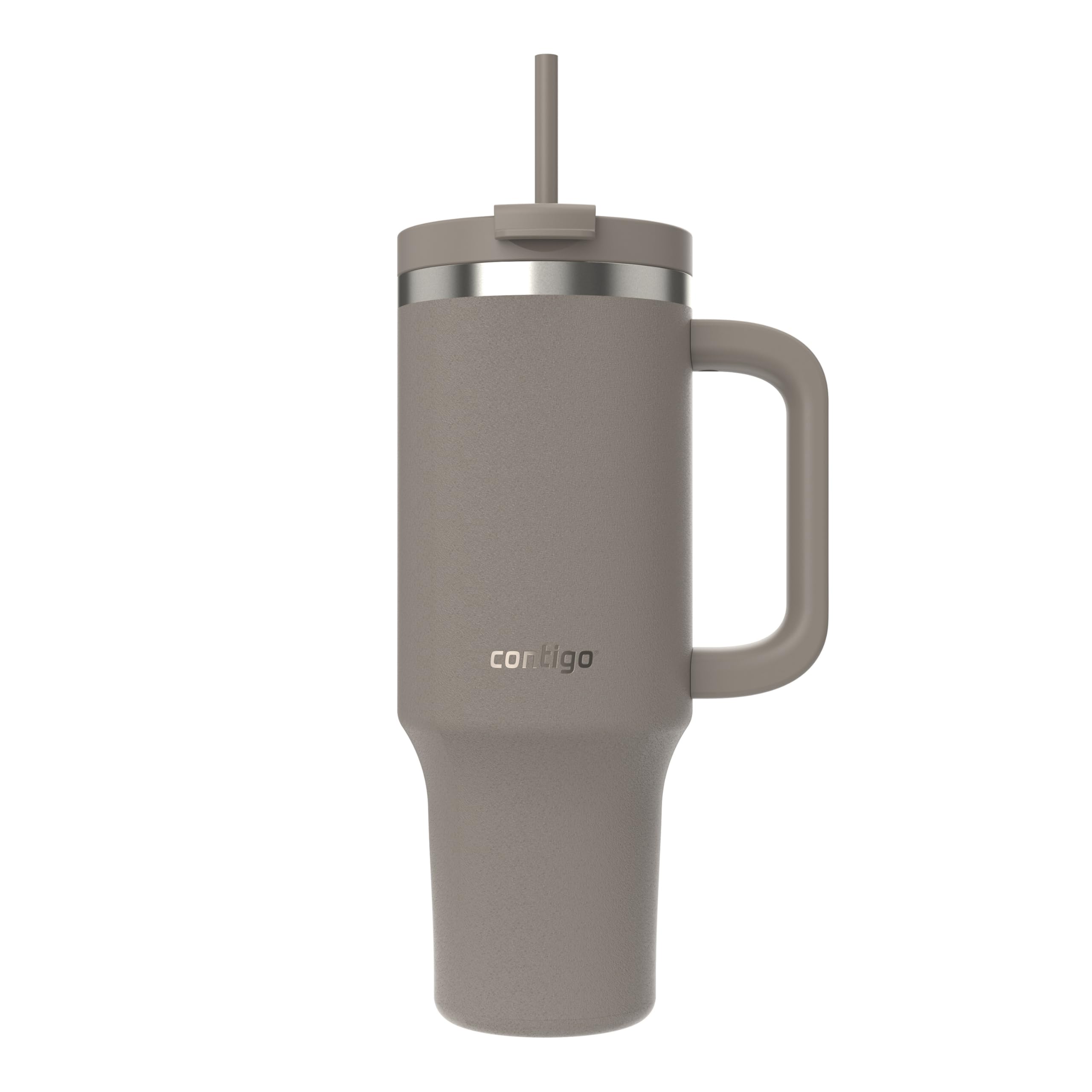 Contigo Streeterville 30oz Tumbler, Stainless Steel Vacuum Insulated, Leak-Proof, Cold for 29 Hours, Fits in cupholders, Licorice