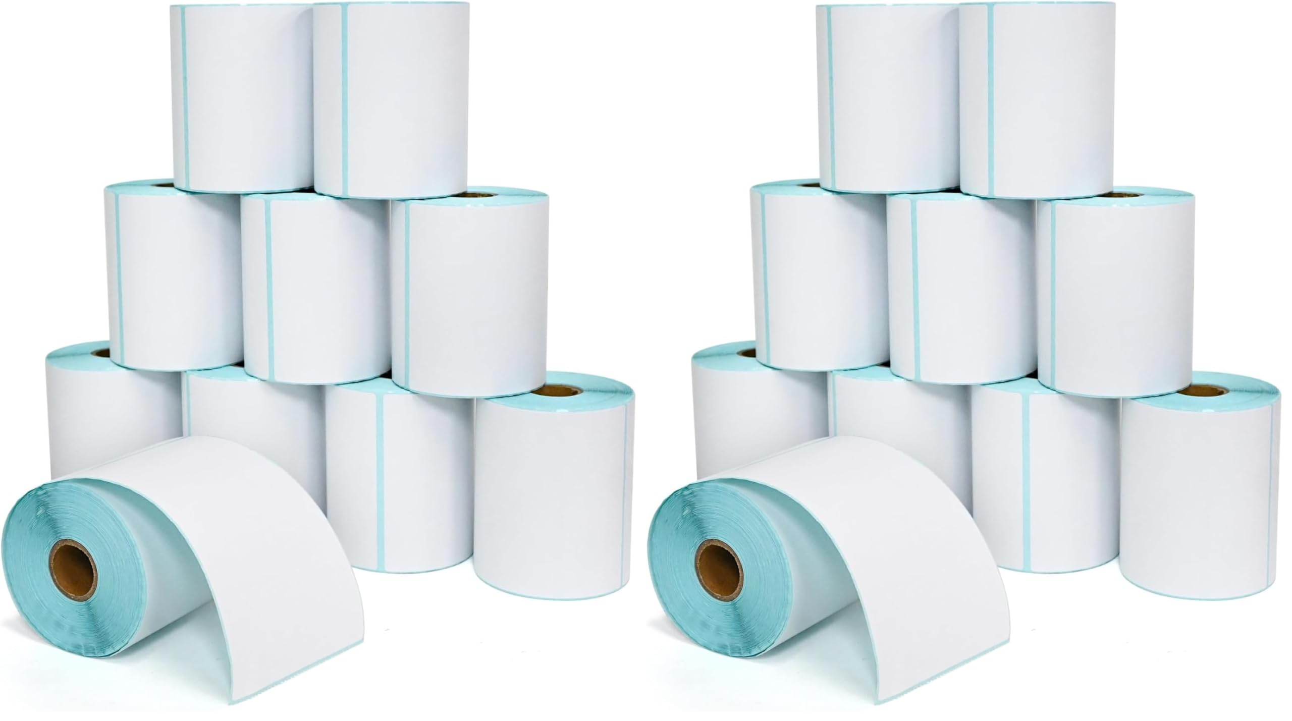 L LIKED 150 PCS 4"x6" Thermal Shipping Labels, White Perforated & Strong Adhesive Direct Thermal Labels (1 Roll), for Postage, Mailing & Shipping