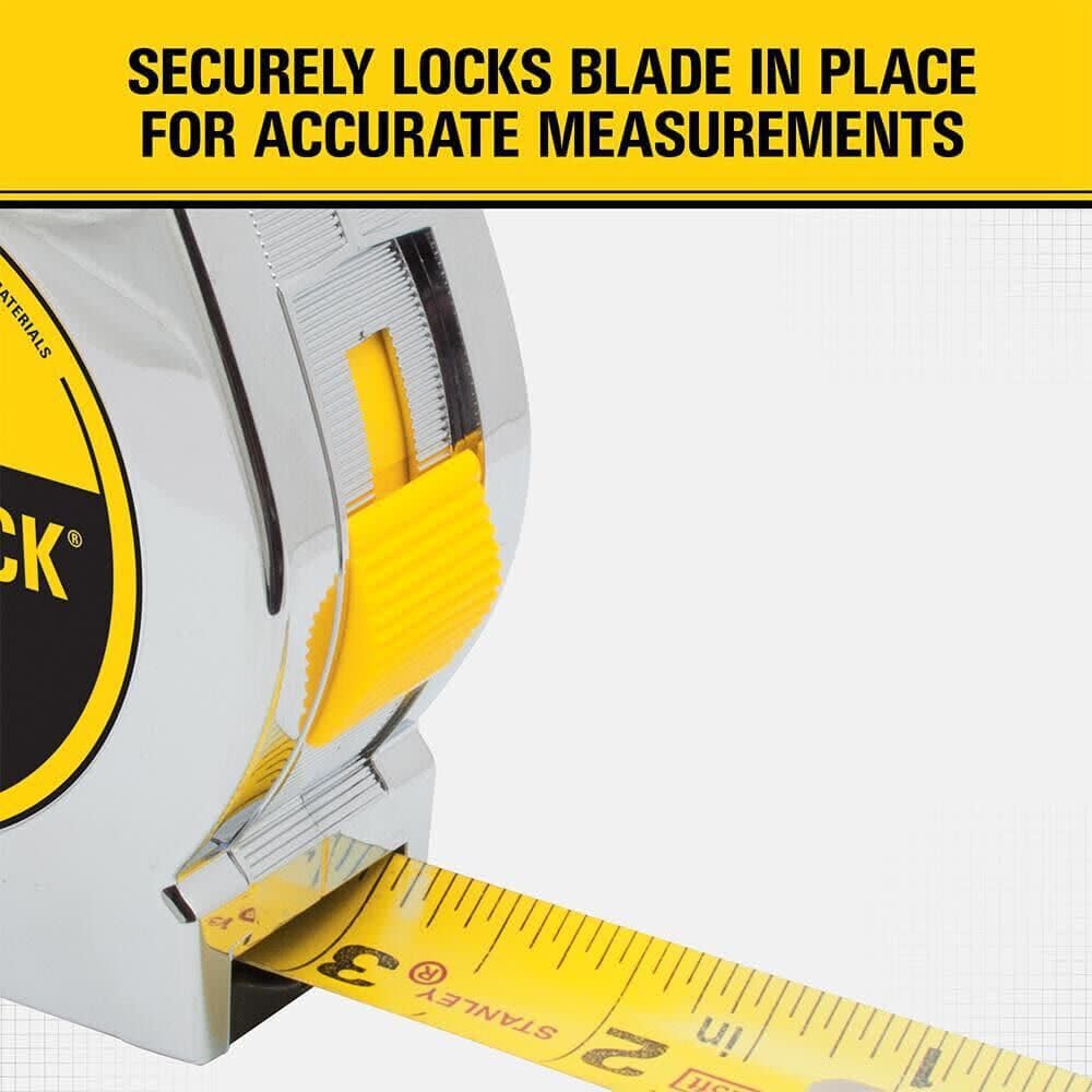 Stanley 33-231 3-Meter x 1/2-Inch Heavy Duty Powerlock Tape Rule With Metal Case