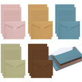 100 Pcs Stationery Lined Stationery Paper and Envelopes Set Includes 50 Letter Writing Paper and 50 Envelope for Office, 5.5 x 8.25 Inch(Blue)