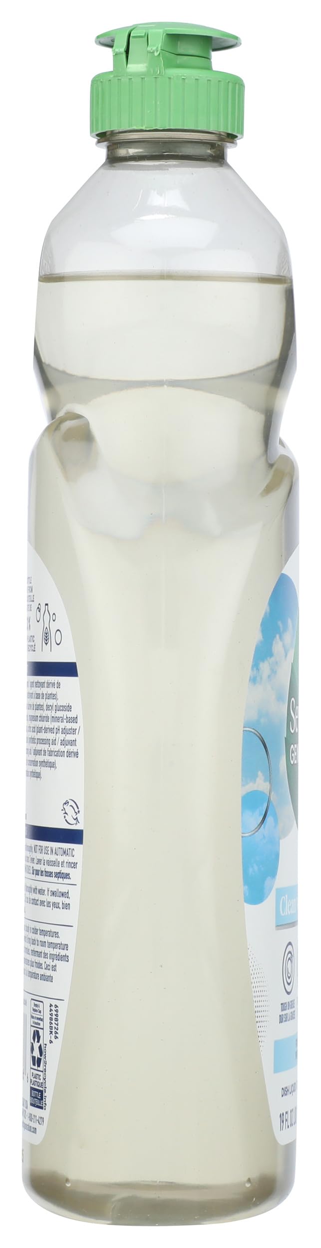 Seventh Generation Dish Liquid Soap Clementine Zest Lemongrass Dishwashing Soap Liquid Soap 19 oz