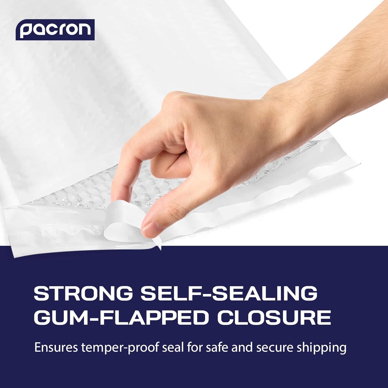 200-Pack Waterproof Poly Bubble Mailers 5 x 10 - Thick, Durable, Instant Seal Envelopes with Strong Adhesive - Protective Shipping Mailers for Jewelry, Cosmetics, SD Cards, USB Cables
