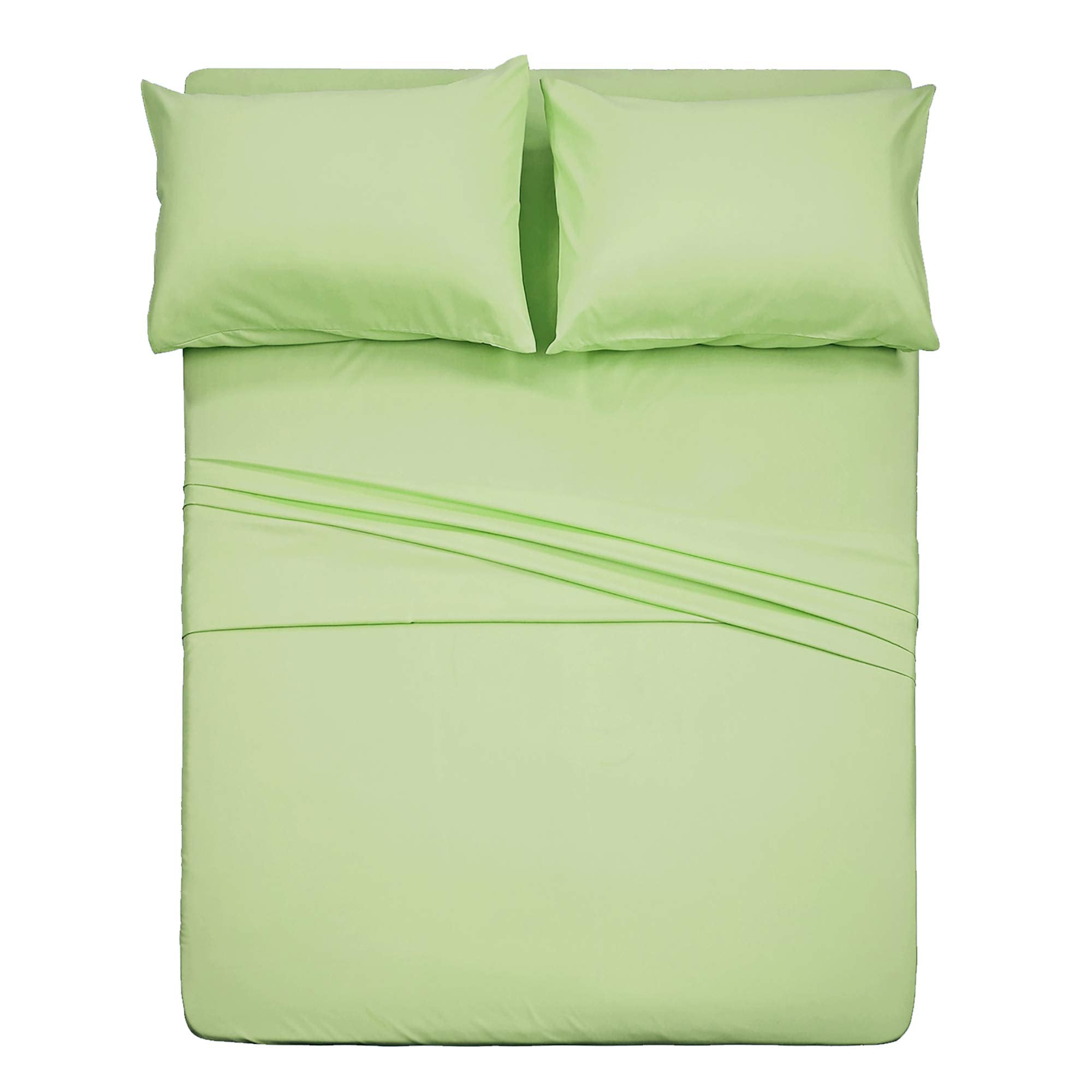 Best Season Bed Sheet Set - 1 Flat Sheet,1 Fitted Sheet and 1 Pillow Cases, Extra Soft Luxury Bedding Set,Deep Pockets,Wrinkle,Fade Resistant - Hypoallergenic- 3 Piece (Twin,Baby Blue)