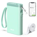 Nelko Label Maker Machine with Tape, P21 Bluetooth Label Printer, Wireless Mini Label Makers with Multiple Templates for School Office Home, White