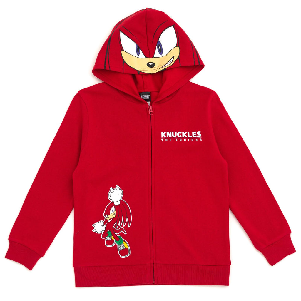 SEGA Sonic the Hedgehog Cosplay Fleece Zip-Up Hoodie Toddler to Big Kid