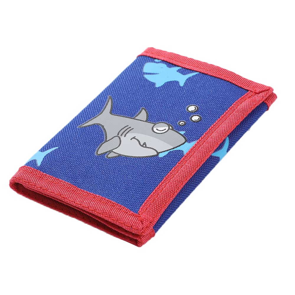 Leyeve wallet,Teen Wallet with Coin Pocket,Kids Wallets for Girls,RFID Trifold Canvas Outdoor lovely cartoon Wallet for Kids-Wallet with Magic Sticker - Alpaca