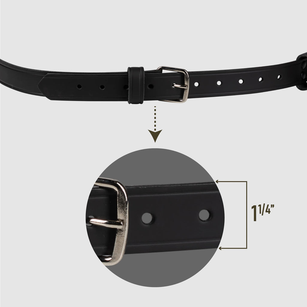 Perfect Fit firefighter radio strap and holder leather Bundle Set Includes radio holster, strap, sway strap, cord keepers