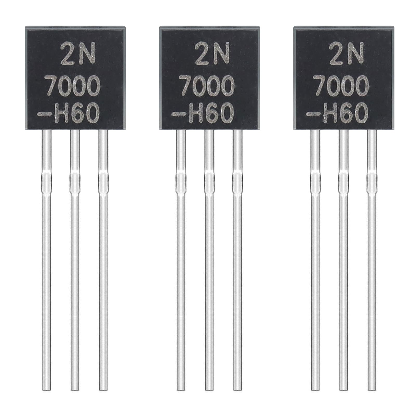 2N2222 2N2222A Amplifier Transistors NPN Silicon Transistor TO-92 60V 800mA (Pack of 200pcs)