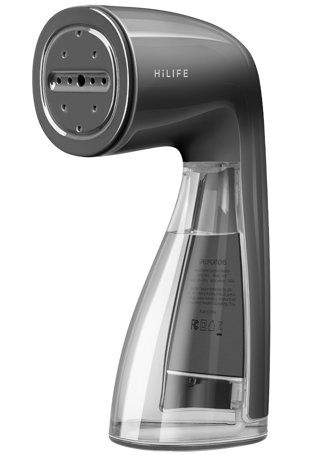 HiLIFE Steamer for Clothes, Portable Handheld Design, 240ml Big Capacity, 700W, Strong Penetrating Steam, Removes Wrinkle, for Home, Office and Travel(ONLY FOR 120V) (Olive Green)