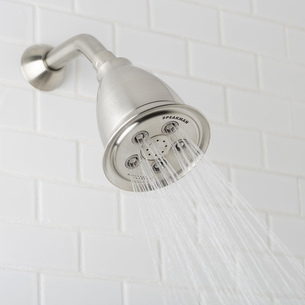 Speakman S-2005-HB-BC Hotel Anystream High Pressure 2.5 GPM Adjustable Shower Head, Brushed Chrome