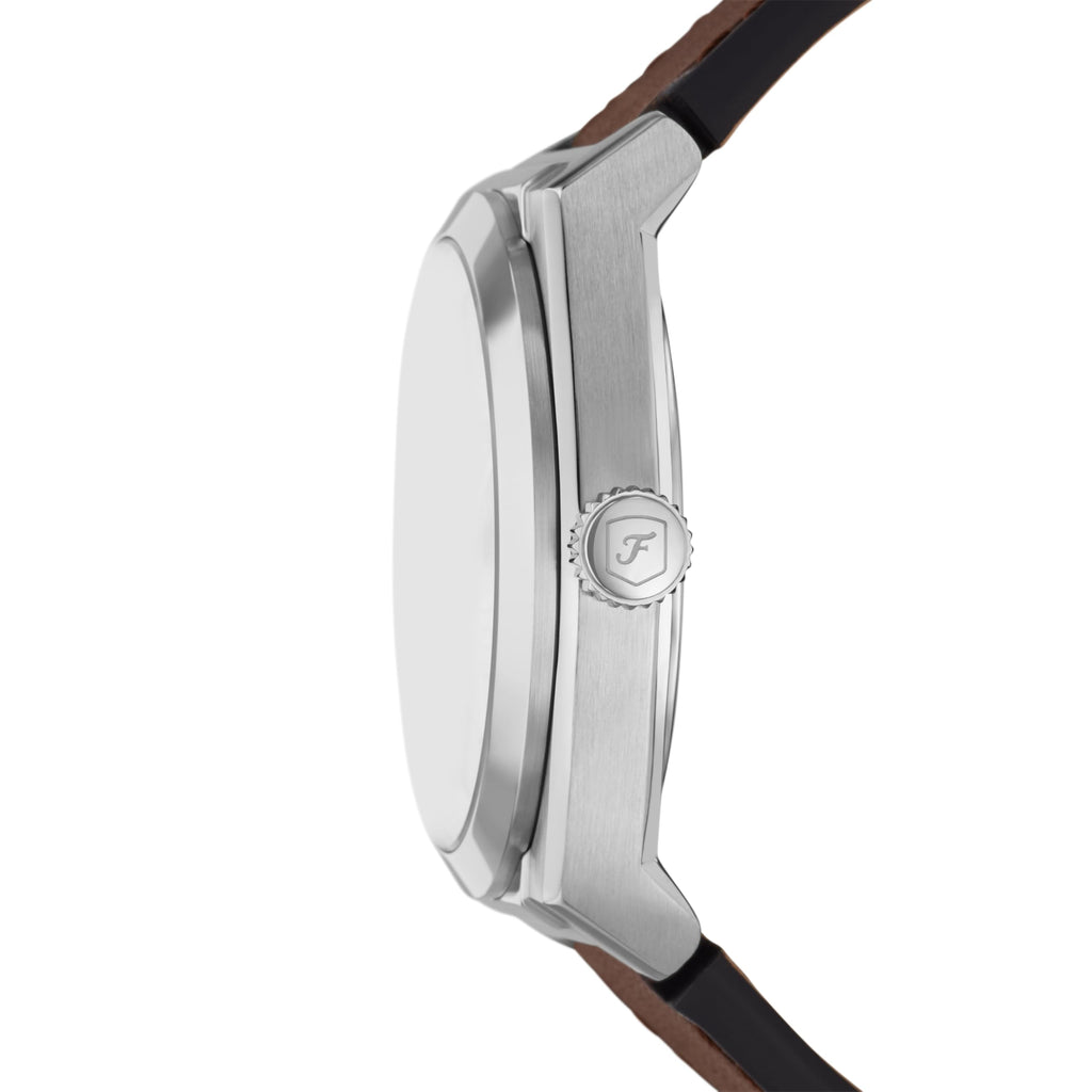 Fossil Men's Everett Quartz Stainless Steel Watch, Three-Hand Watch for Men