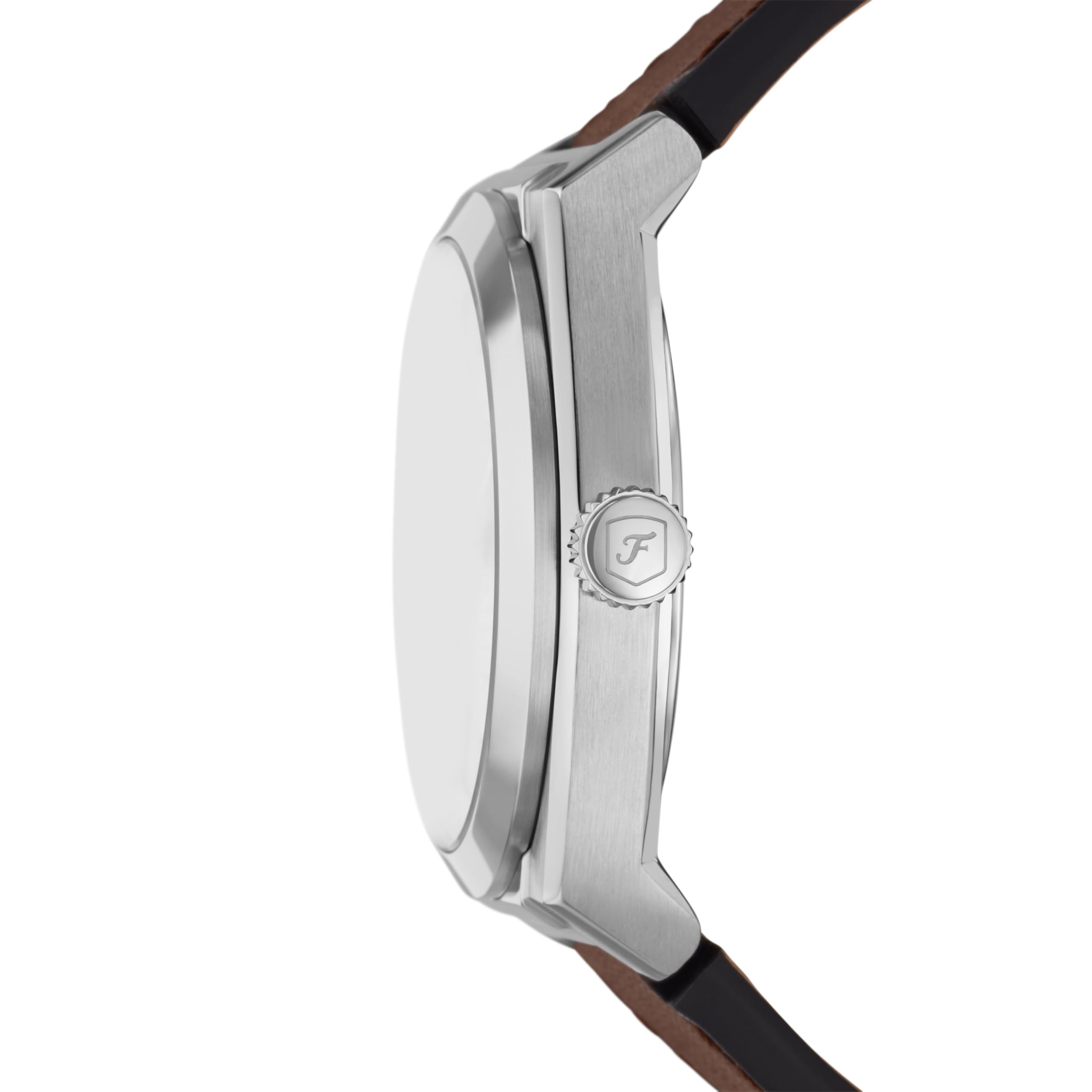 Fossil Men's Everett Quartz Stainless Steel Watch, Three-Hand Watch for Men