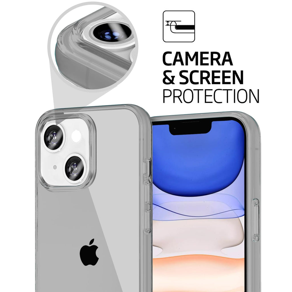 TENOC Phone Case Compatible with iPhone 11, Black Case Anti-Fingerprint Protective Bumper Matte Cover for 6.1 Inch