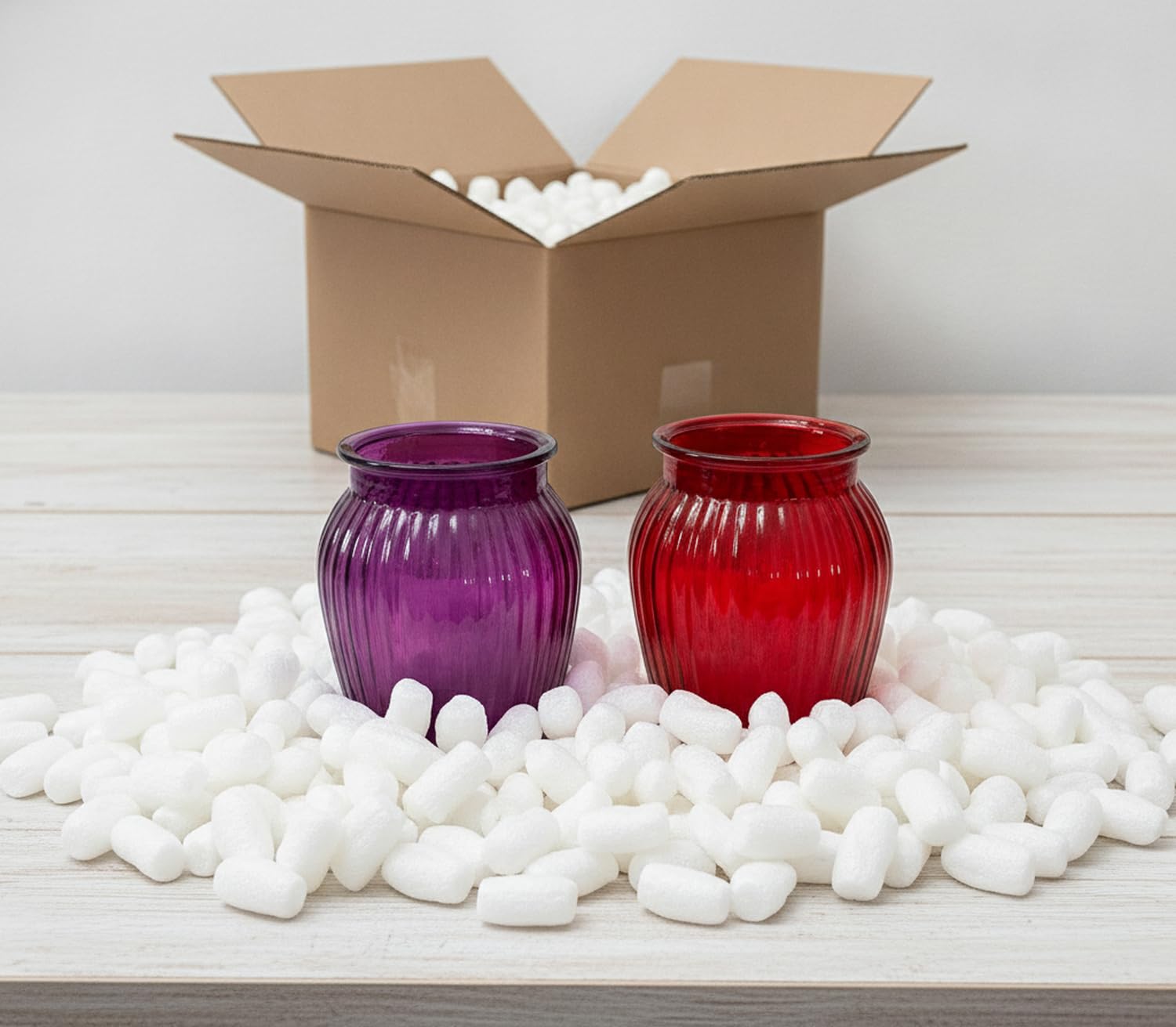 Packing Peanuts, 3.5 Cubic Feet, Beige | Bulk Loose Fill, For Shipping, Moving & Storage, Compostable & Biodegradable, Cushion For Shipping