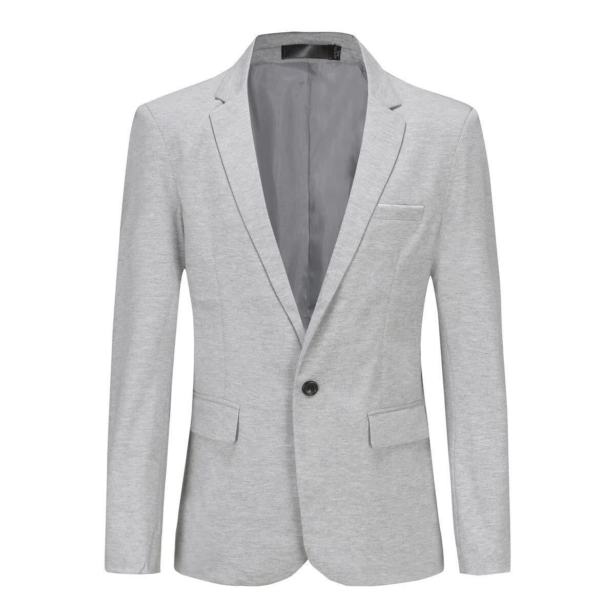 Cloudstyle Men's Suit Jacket One Button Slim Fit Sport Coat Business Daily Blazer
