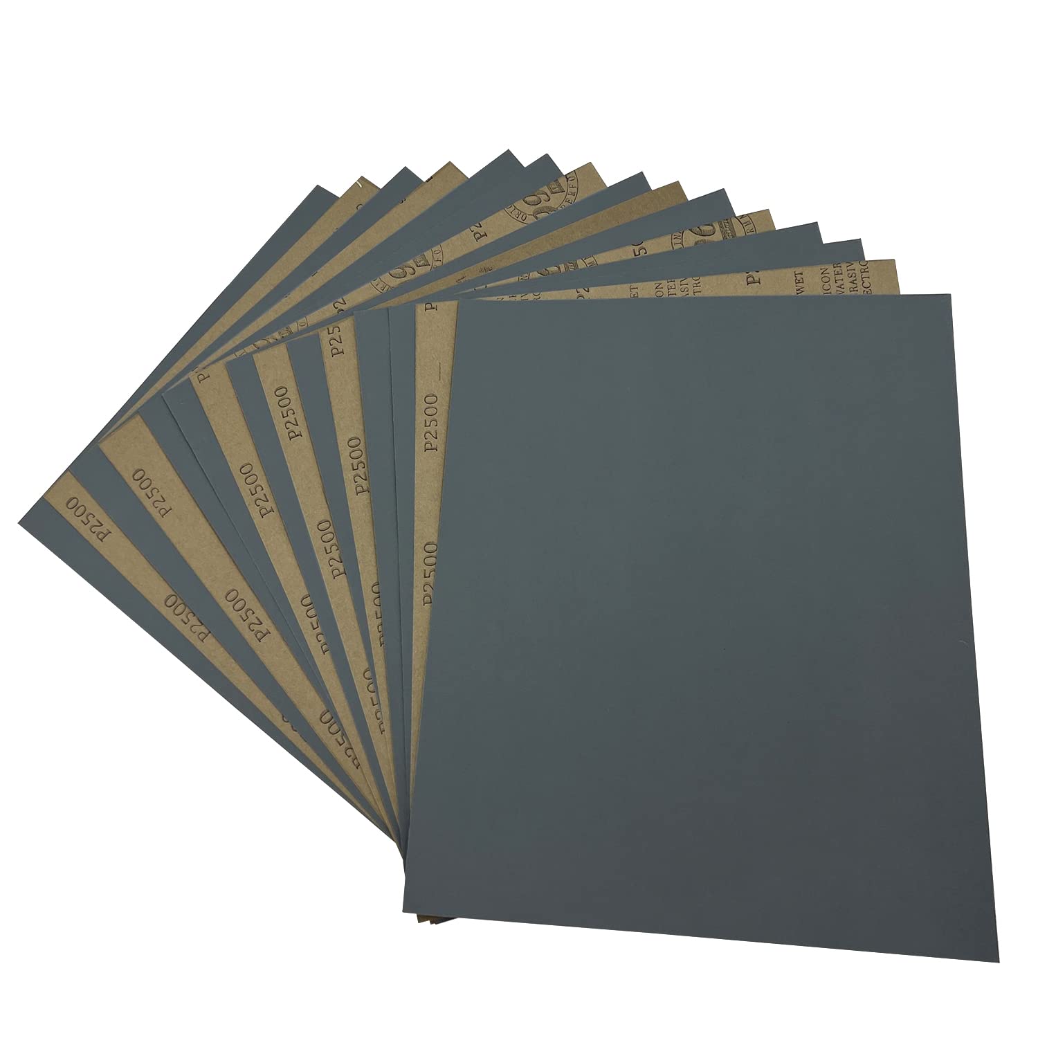 80 Grit Wet Dry Sandpaper, 9 x 11 Inch Sanding Sheets, 10PCS Premium Silicon Carbide Sand Paper for Wood Metal Ceramic or Auto Polishing and Scratches Removing