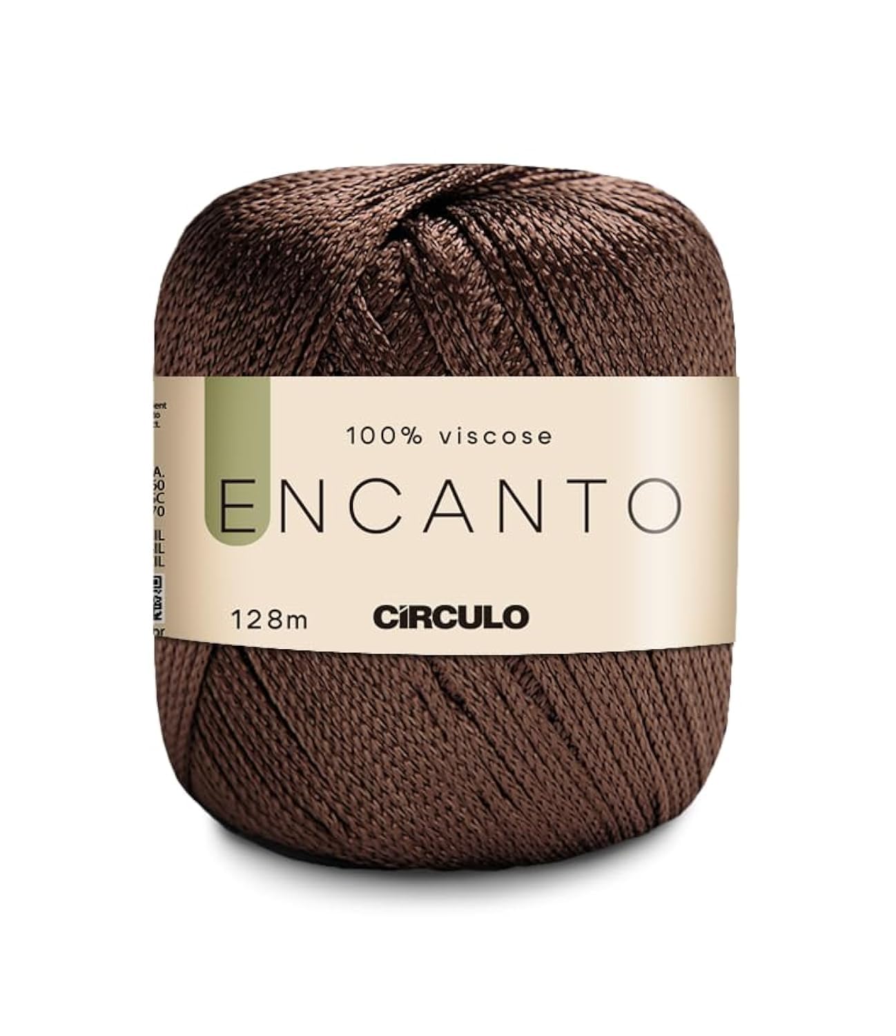 CIRCULO Encanto Slim Roll Yarn 100% Viscose - Luxury & Shine - Sport Weight Yarn - 262 yds, 3.52 oz - Color 1289 - Canary