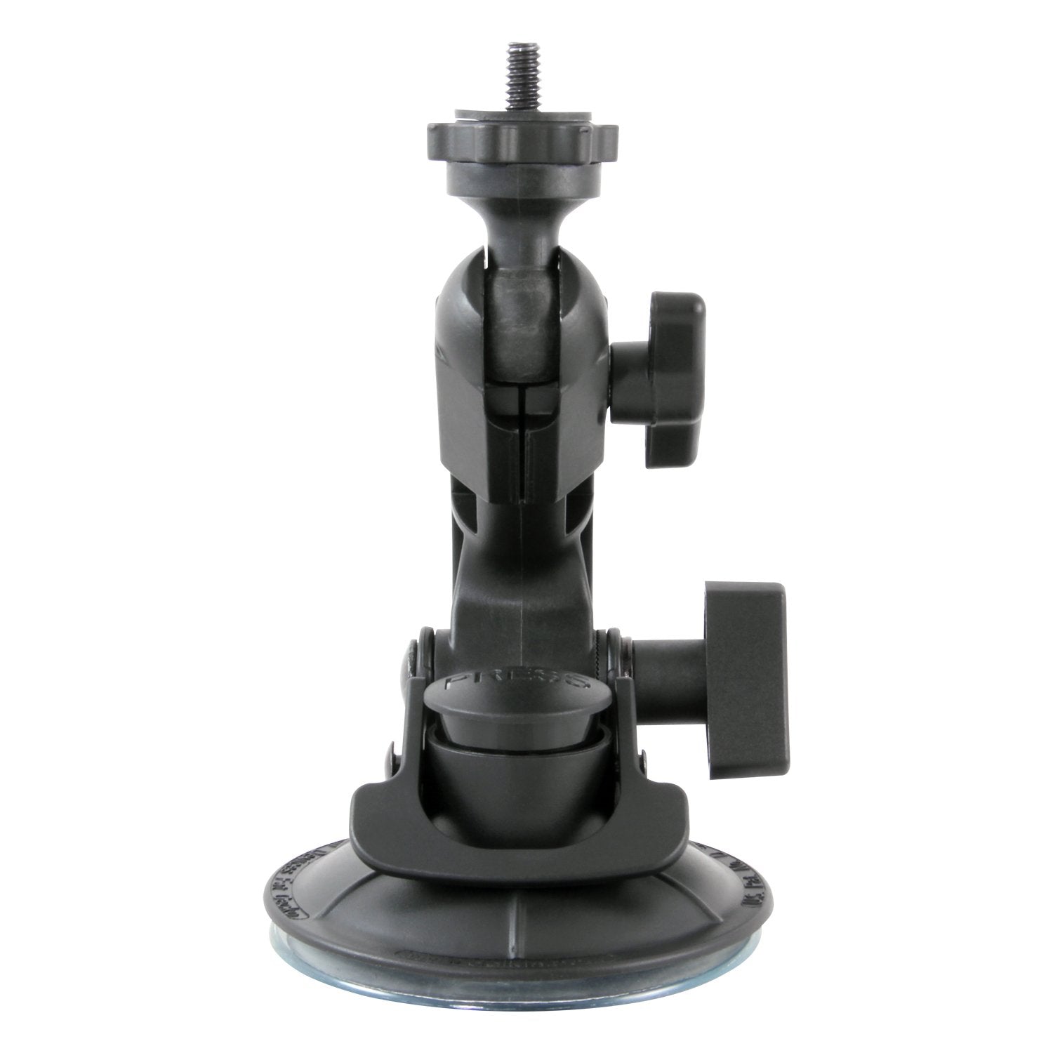 Delkin Devices Fat Gecko Mini Suction Camera Mount - Powerful Suction Cup Camera Mount for Car, Motorcycle, Desk, Window | Secure and Adjustable Action Camera Holder for Video Recording