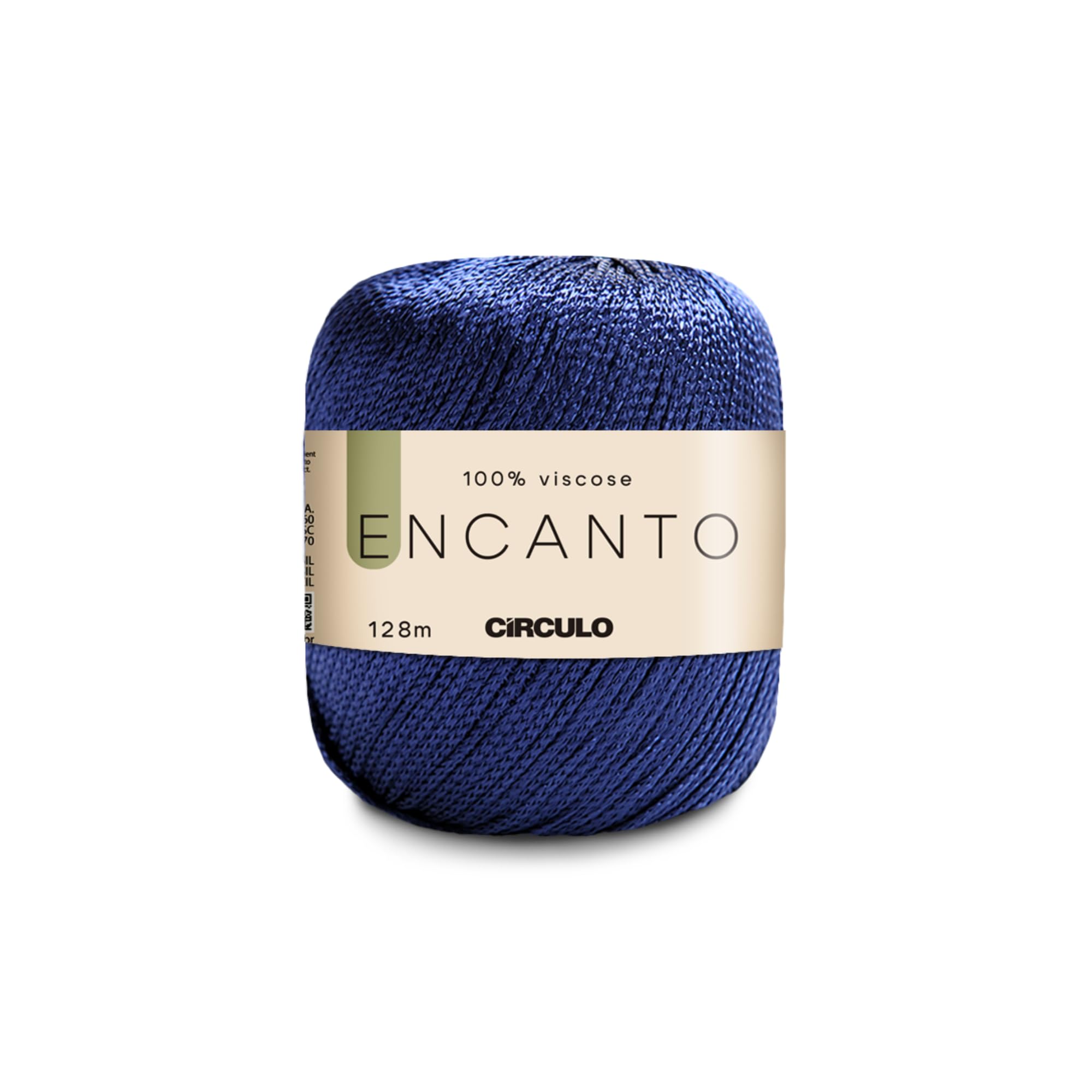 CIRCULO Encanto Slim Roll Yarn 100% Viscose - Luxury & Shine - Sport Weight Yarn - 262 yds, 3.52 oz - Color 1289 - Canary