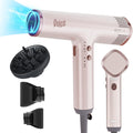 Quico Hair Blow Dryer, 1875W High-Speed BLDC 7X Faster 110000 RPM Quiet Hair Dryer with Diffuser, 2 Billion Negative Ionic Salon Dryer, Adjustable Temp & Speed, Hair Dryer for Women Home Travel Gift