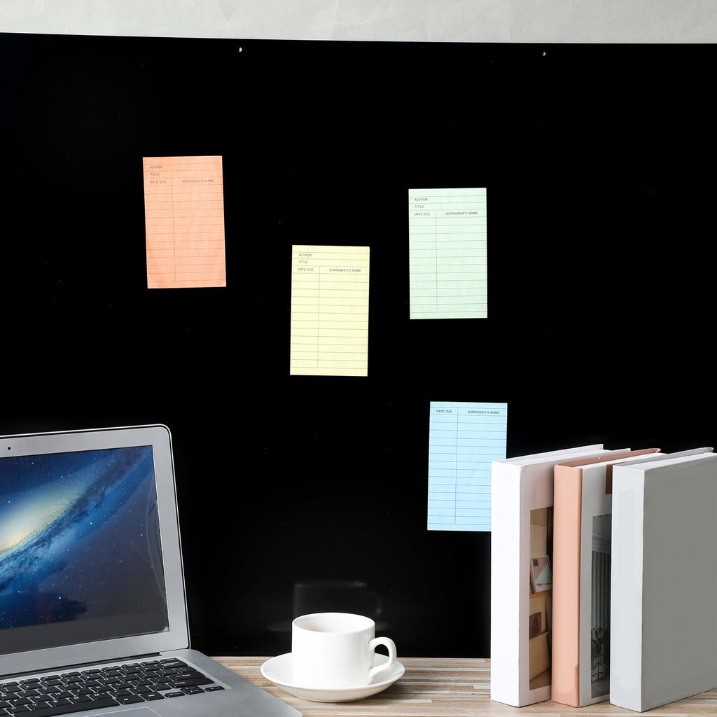 Ireer Magnetic Board Steel Magnet Bulletin Boards for Walls to Display Magnetic Notes Photos for Home Office Classroom, Pre Drilled with Screws and Dry Wet Erase Feature(Black,24 x 48 Inch)