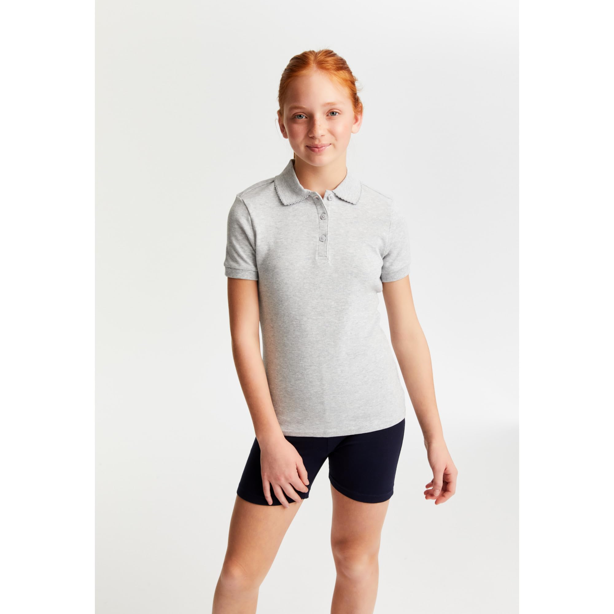 French Toast Girls' Stretch Kick Short Bike Shorts