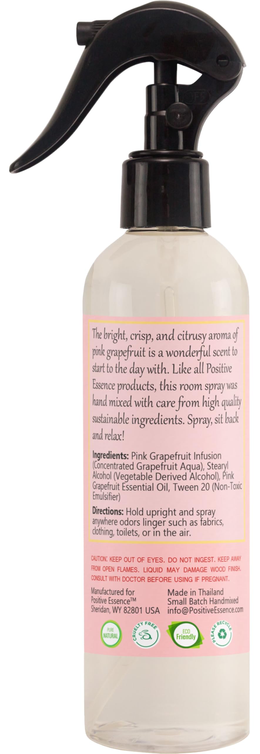 Linen and Room Spray Gift Set, (Lavender, Lemongrass, Rose, & Peppermint), Natural Air Freshener Made with Pure Essential Oils & Minimal Ingredients, Perfect Bathroom Spray or Room Mist, 4-Pack