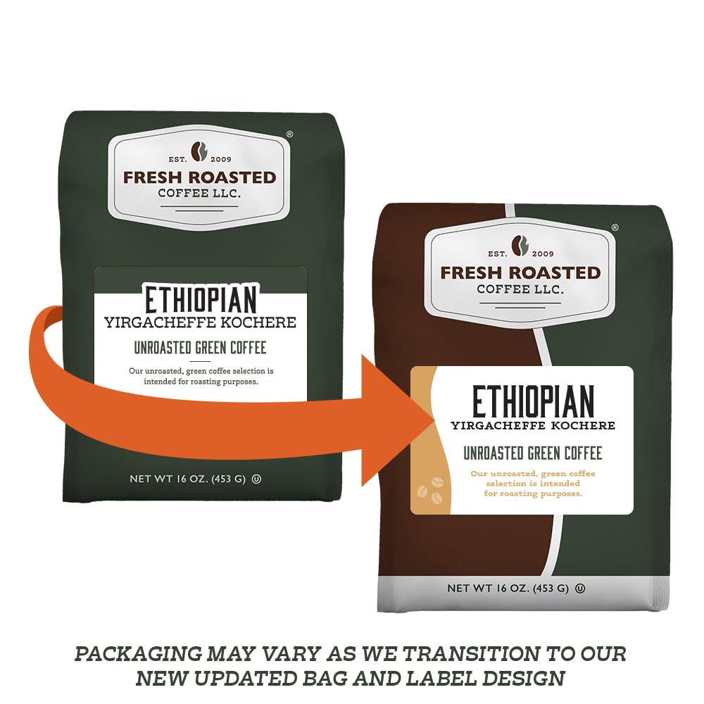 Fresh Roasted Coffee, Adventurer Unroasted Green Coffee Beans Home Roasting Starter Kit, Variety 4-Pack, Kosher, 4 lb (Four 1 lb Bags)