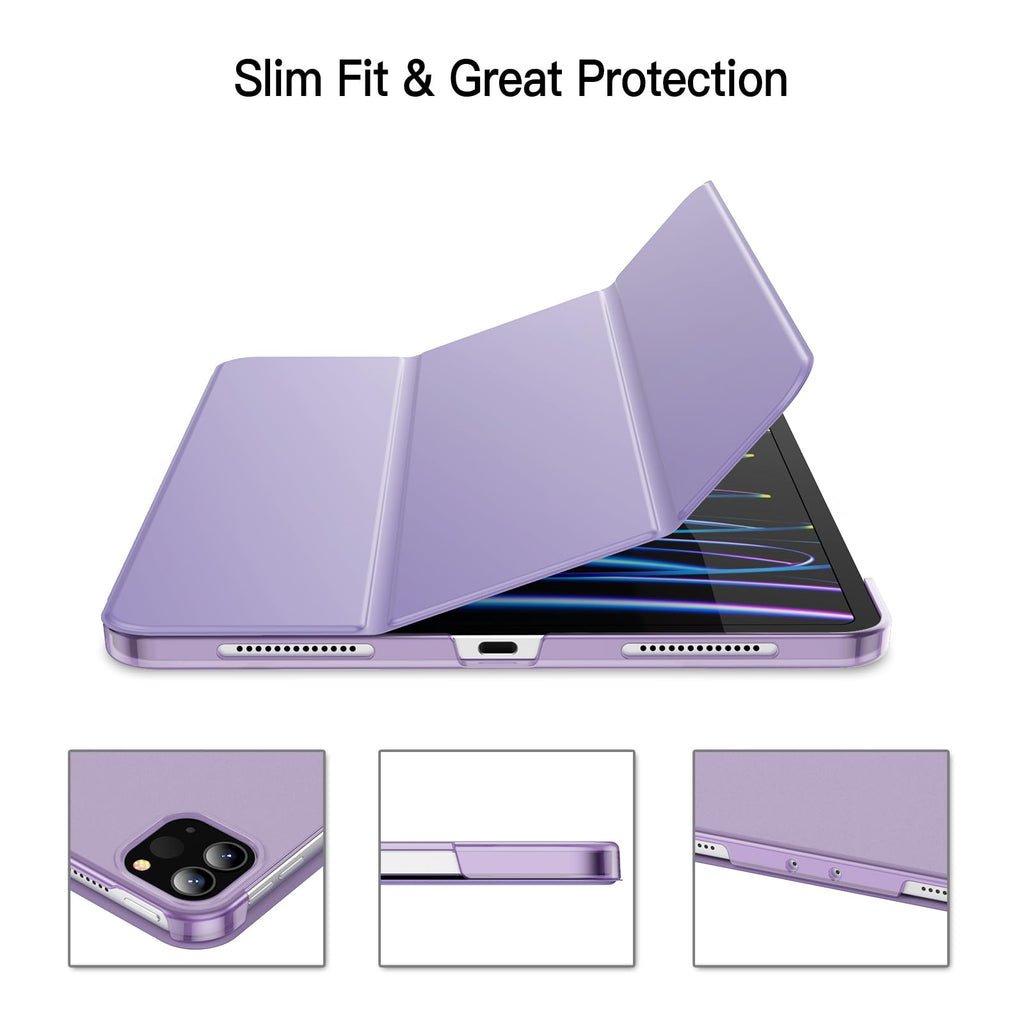 JETech Case ONLY for iPad Pro 11-Inch, 2022/2021/2020/2018 Model, Compatible with Pencil, Cover Auto Wake/Sleep (Black)