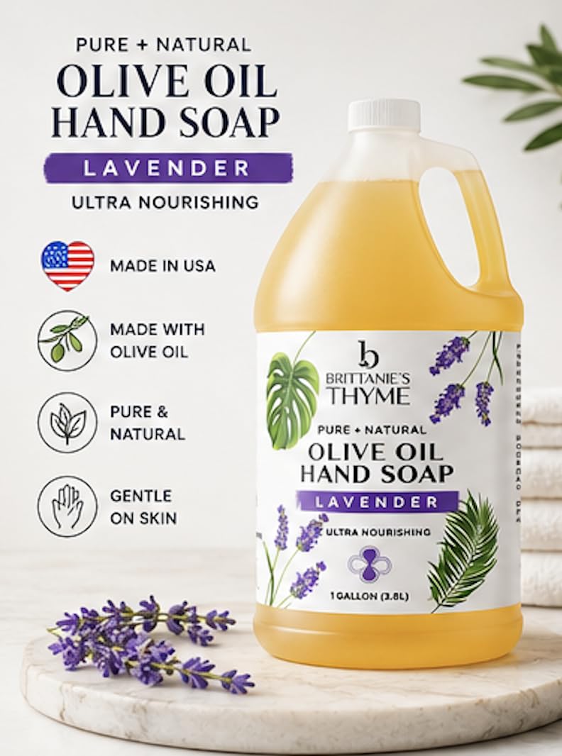 Brittanie’s Pure Castile Liquid Soap Refill, Bergamot Lime, 12 Ounce | Dish Soap, Hair & Body, Home, Gentle and Pure, Made with Natural Luxurious Oils, Vegan & Gluten Free Non-GMO