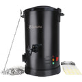 TOAUTO Wax Melter for Candle Making Large Wax Melting Furnace with Quick Pour Spout & Temp Control,10Lbs Capacity for Candle Business Fast Easy Clean（Stirring Spoon+ Cotton Wick）