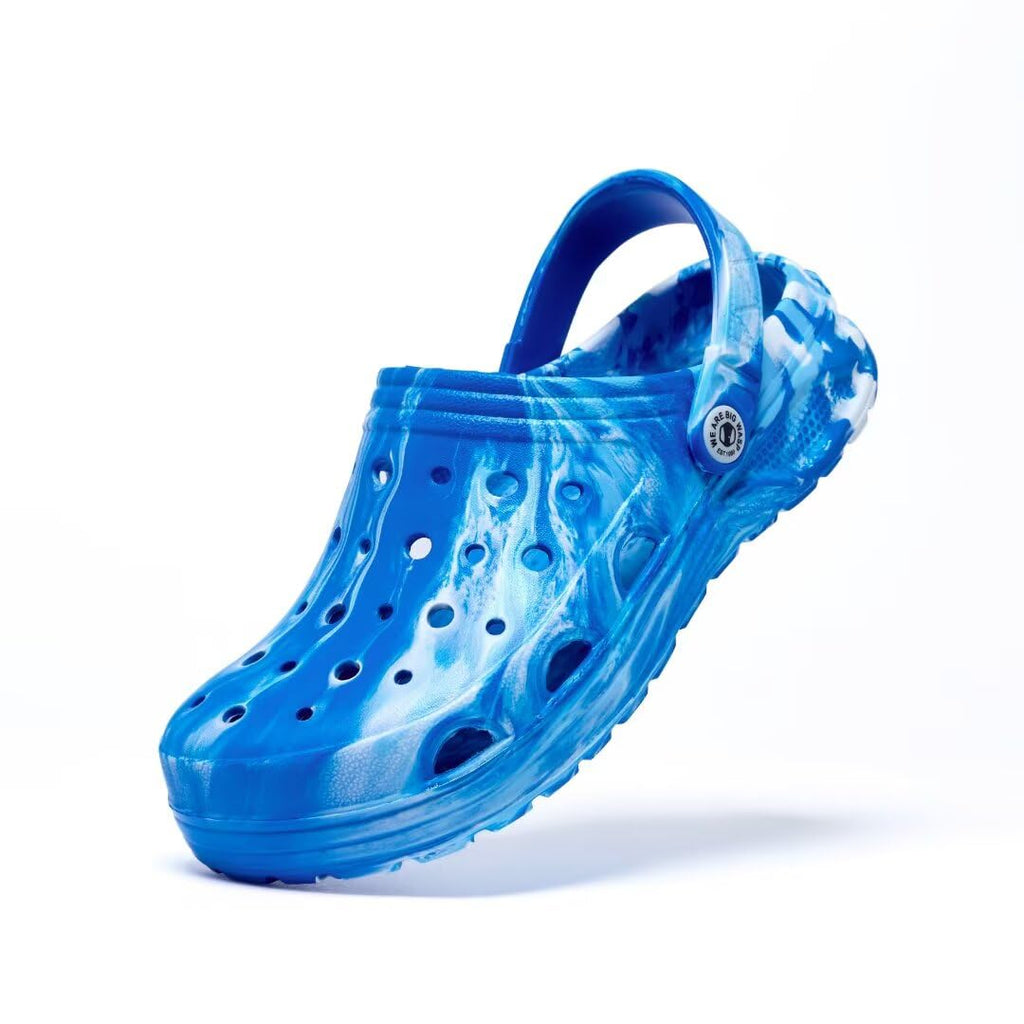 Kids Boys&Girls Black Camouflage Clogs Children's Beach Shoes Classic Marbled Tie Dye Clog Little Kid