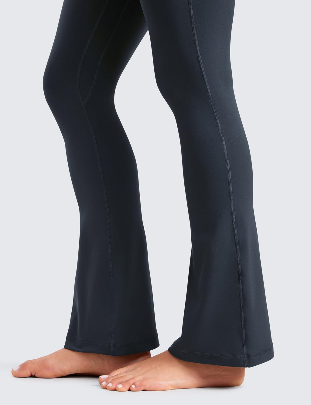 CRZ YOGA Butterluxe Mini Flared Leggings 30"/31.5"/33'' - High Waist Bootcut Casual Lounge Women Yoga Pants with Pocket