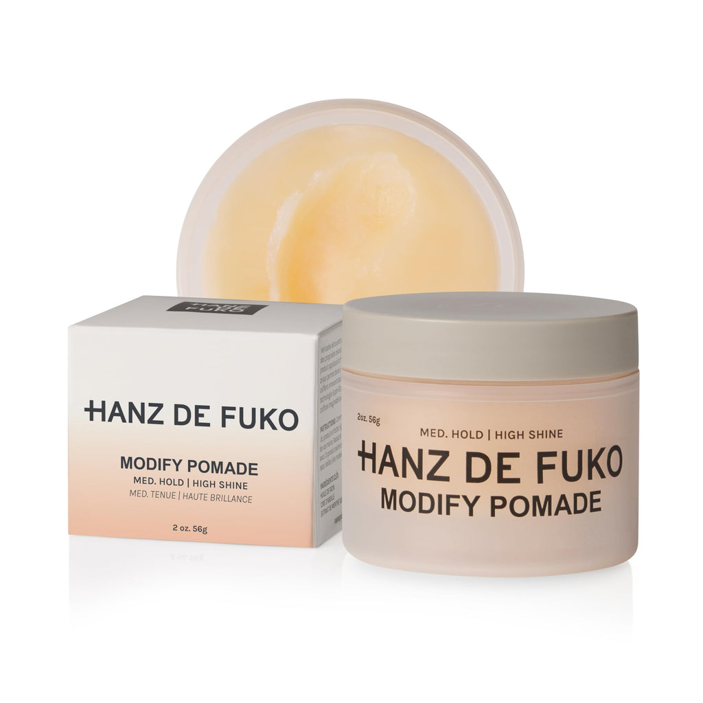 Hanz de Fuko Heavymade – Premium Men’s Hair Styling Pomade for an Extreme Hold, High Shine Finish – Water-Based, Humidity-Resistant Styler for Achieving Various Hairstyles – 2 oz, Travel Size