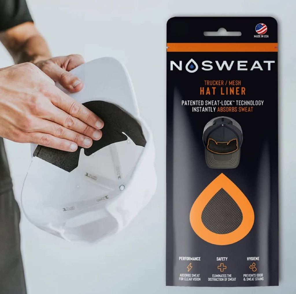 Trucker Hat Sweat Liner & Mesh Hat Sweat Guard Bands | Prevents Odor & Stains | Made in The USA - 3 | 6 | 12 | 25 Pack