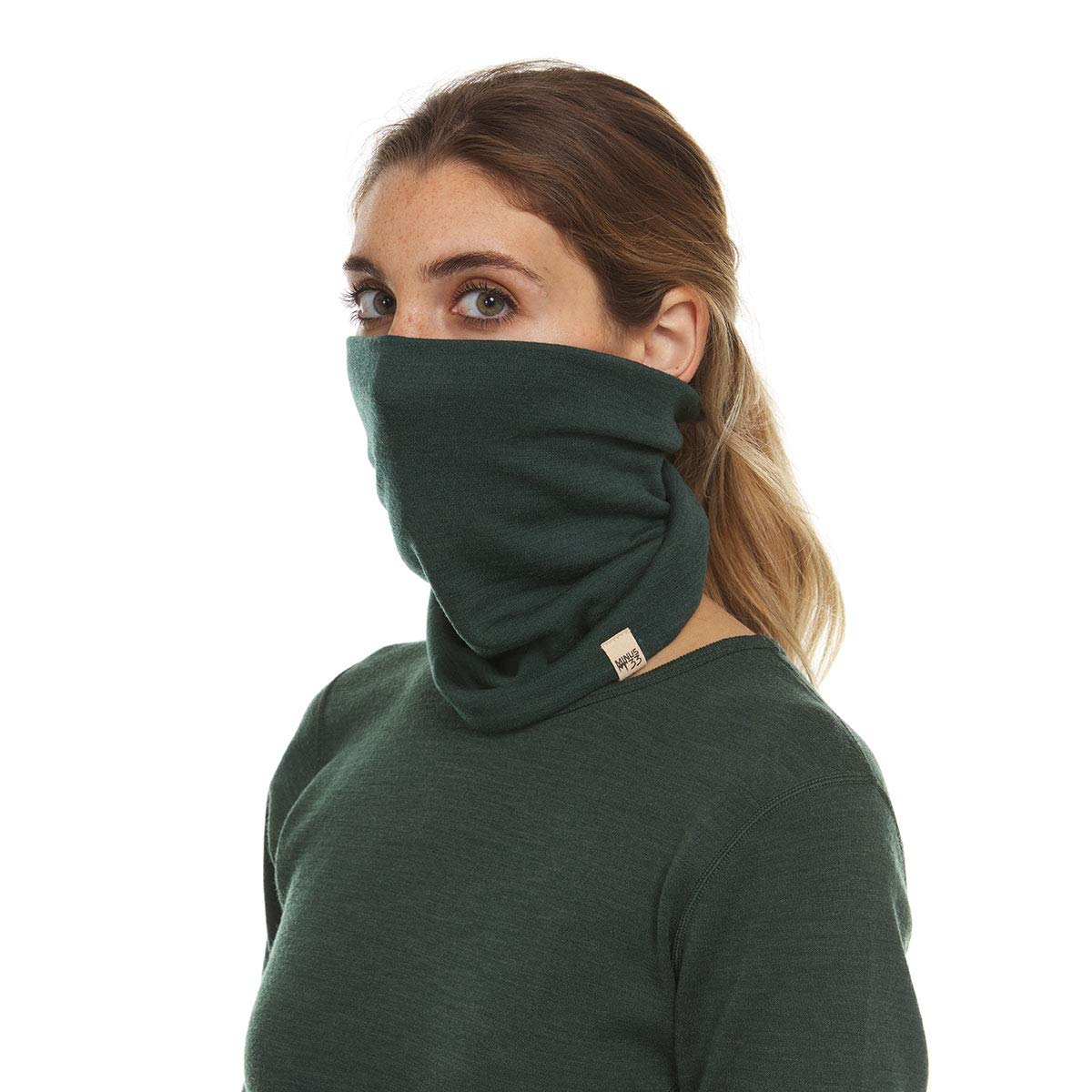 100% Merino Wool - Midweight Neck Gaiter - Skiing Neck Warmer - Winter Face Mask - Multipurpose Headwear