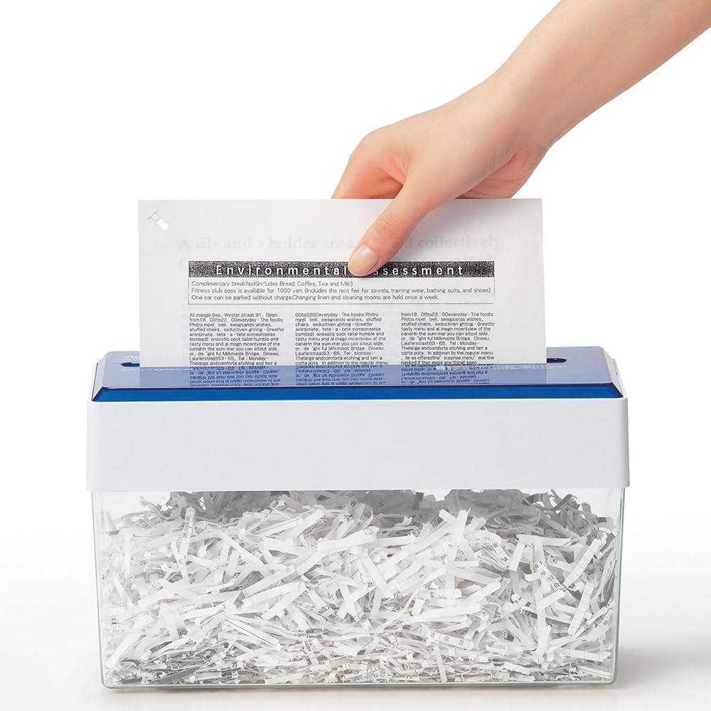 Plus Paper Clinch Compact Staple-Free Stapler, Blue Turquoise