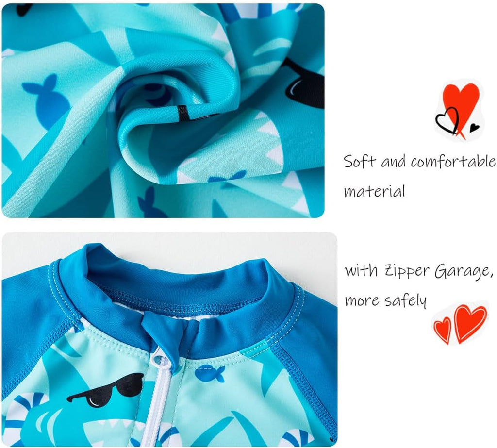 UMELOK Baby Boy Swimsuit UPF 50+ Sun Protection Rash Guard Swimwear